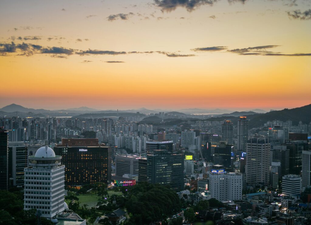 Seoul şehir görüntüsü
